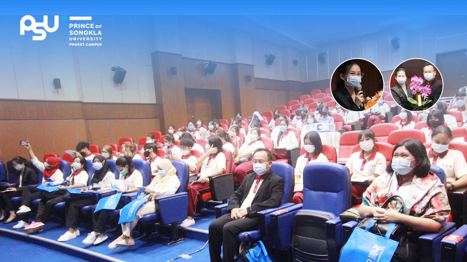 ม.อ.ภูเก็ต ต้อนรับ  คณะครูและนักเรียนโรงเรียนพิมานพิทยาสรรค์ จังหวัดสตูล