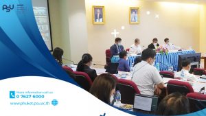 คณะผู้บริหาร ม.อ.ภูเก็ต ประชุมหารือกำหนดทิศทาง  พร้อมรายงานความคืบหน้า “โครงการศูนย์สุขภาพนานาชาติอันดามัน”