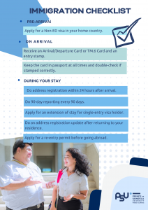 0 immigration checklist