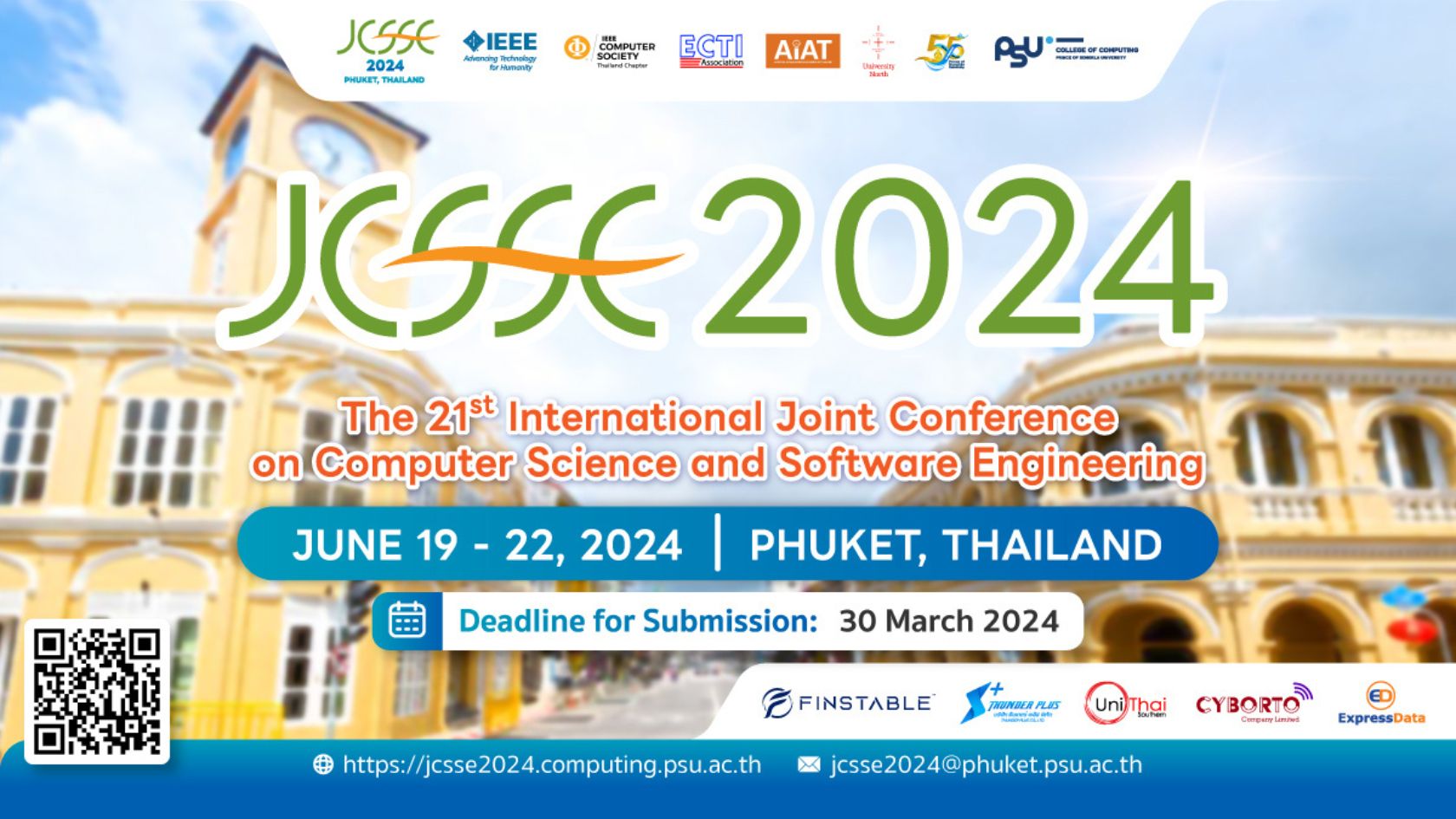 The 21st International Joint Conference on Computer Science and Software Engineering (JCSSE 2024) at Phuket, Thailand