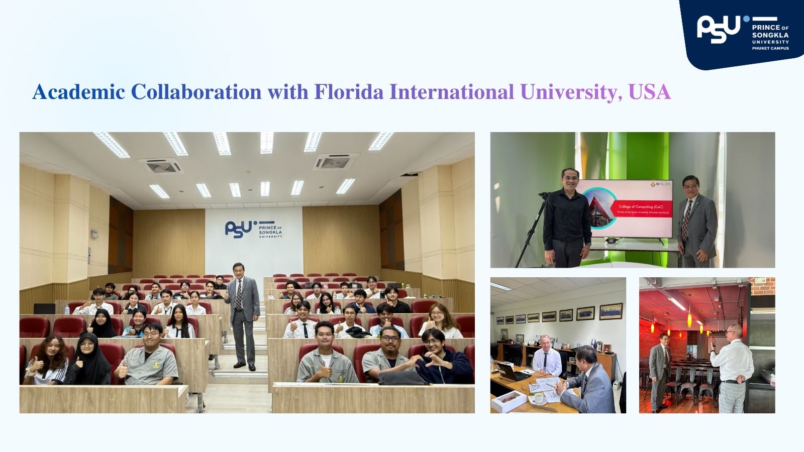 𝐏𝐒𝐔 𝐏𝐡𝐮𝐤𝐞𝐭 𝐒𝐭𝐫𝐞𝐧𝐠𝐭𝐡𝐞𝐧𝐞𝐝 𝐀𝐜𝐚𝐝𝐞𝐦𝐢𝐜 𝐂𝐨𝐥𝐥𝐚𝐛𝐨𝐫𝐚𝐭𝐢𝐨𝐧 𝐰𝐢𝐭𝐡 𝐅𝐥𝐨𝐫𝐢𝐝𝐚 𝐈𝐧𝐭𝐞𝐫𝐧𝐚𝐭𝐢𝐨𝐧𝐚𝐥 𝐔𝐧𝐢𝐯𝐞𝐫𝐬𝐢𝐭𝐲, 𝐔𝐒𝐀