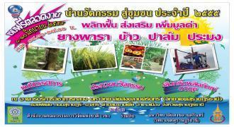 วช. ร่วมกับ ม.อ.สุราษฎร์ฯ เชิญชมนิทรรศการ นำนวัตกรรม สู่ชุมชน ประจำปี 2555