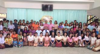 ม.อ.สุราษฎร์ธานี ร่วมสืบสานประเพณีวัฒนธรรมไทยจัดงาน ประเพณีสรงน้ำหลวงพ่อฯ ขอพรผู้ใหญ่ ประจำปี 2557