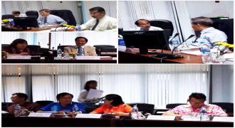 วิทยาเขตสุราษฎร์ธานี จัดประชุมคณะกรรมการสภาวิทยาเขตสุราษฎร์ธานี ครั้งที่ 5 (2/2557) 