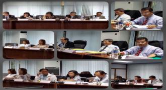 ประชุมคณะกรรมการสภาวิทยาเขตสุราษฎร์ธานี ครั้งที่ 6  (3/2557) 