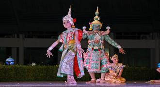 โขน สงขลานครินทร์ เรื่อง รามเกียรติ์ ตอนนางลอย  ข้ามสมุทร 
