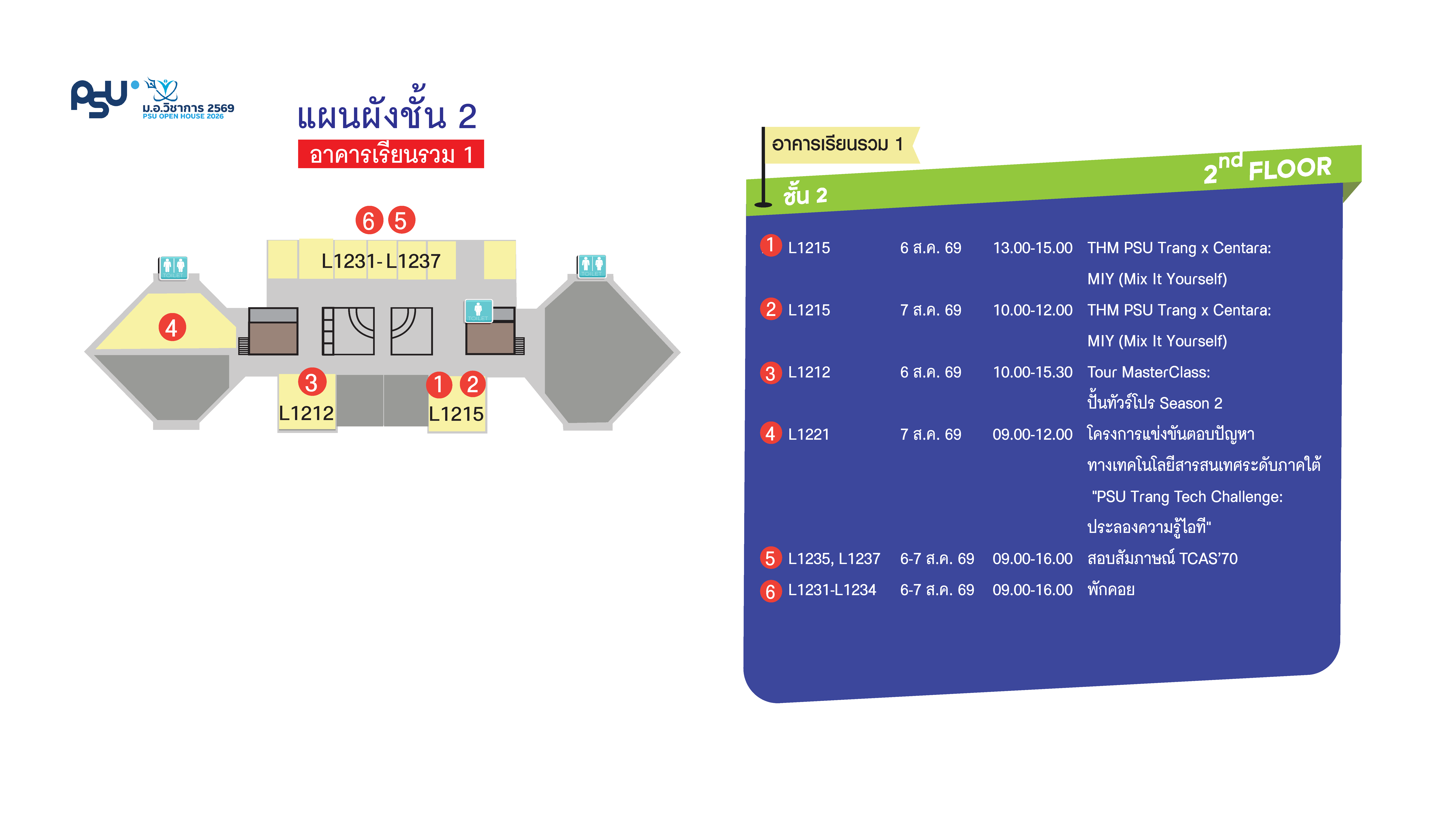 ผังรายละเอียด 2 - แผนผังจัดแสดงและอาคารกิจกรรม โซนที่ 2