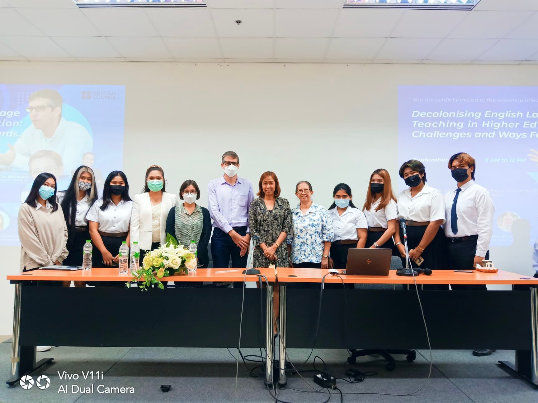 Read more about the article นักศึกษา BE คณะพาณิชยศาสตร์ฯ ร่วมอบรมเชิงปฏิบัติการ  “Decolonising English Language Teaching in Higher Education”