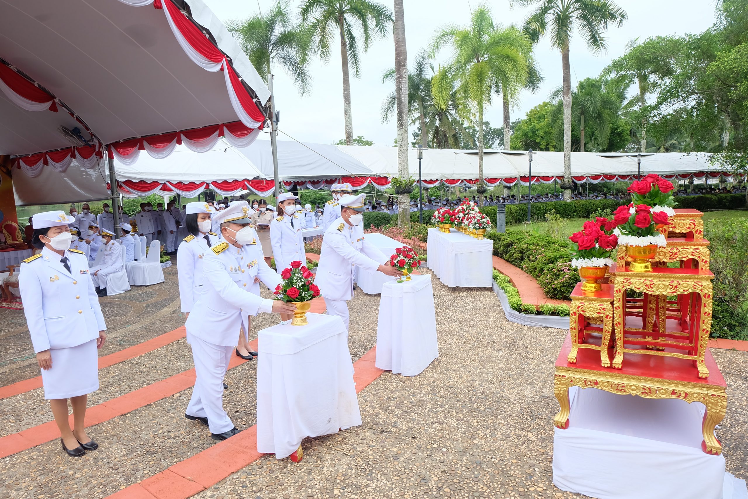 Read more about the article ม.อ.ตรัง ร่วมพิธีถวายราชสักการะพระราชานุสาวรีย์สมเด็จพระศรีนครินทราฯ เนื่องในวันคล้ายวันพระราชสมภพ ประจำปี 2565